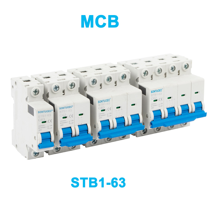 Ushindani wa C65 muundo STB1-63 Mfululizo Miniature Circuit Breaker MCB